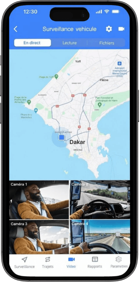 Application Karangue221 — surveillance vehicule